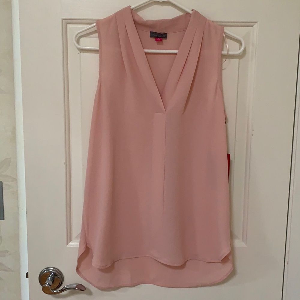 Vince Camuto Sleeveless Pink Blouse